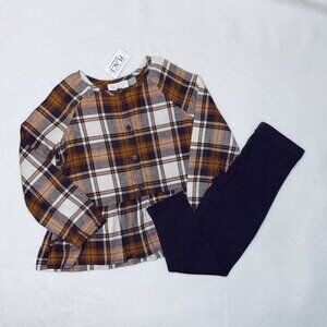 5T NWT Plaid Outfit